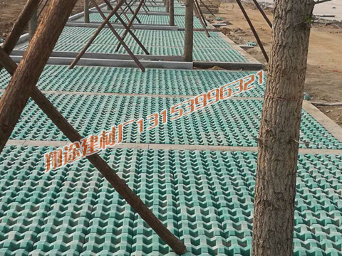 井字磚施工效果